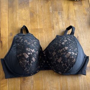 Elegant Black Lace Bra